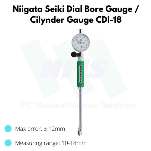 Niigata Seiki Dial Bore Gauge / Cilynder Gauge CDI-18