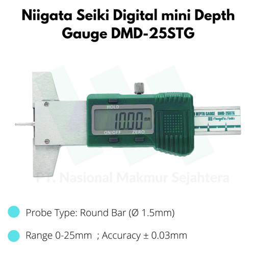 Niigata Seiki Digital mini Depth Gauge DMD-25STG