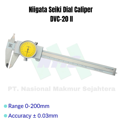 Niigata Seiki Dial Caliper/Jangka Sorong DVC-20II