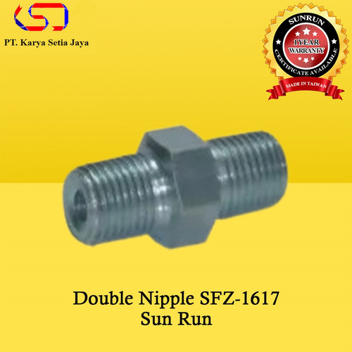 Hex Nipple/Double Nipple SFZ-1617 NPTF Male Sun Run