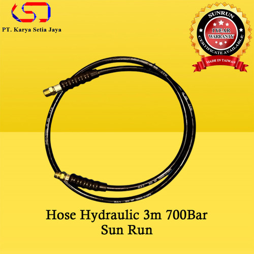 Selang Hidrolik/Hose Hydraulic 3m 700bar XU2-3M3NM3NM-S Sun Run