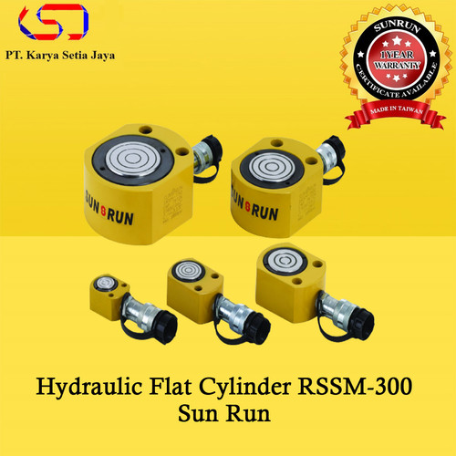 Hydraulic Flat Cylinder RSSM-300 Cap 30t Stroke 13mm Sun Run