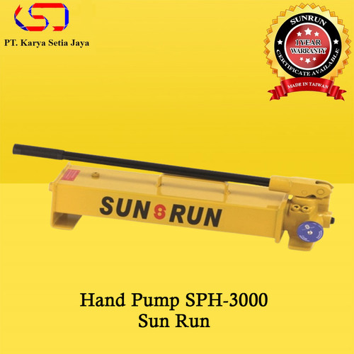 SUNRUN Hand Pump model SPH-3000, Oil Capacity 3000 cc 700 Bar