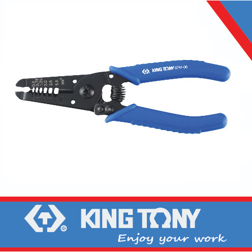 WIRE STRIPPER+CUTTER 6" - KING TONY 6741-06