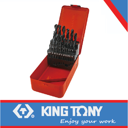 25PC DRILL SET WITH METAL BOX 1.0MM-13.0MM (0.5MM STEP) - 11325SQ