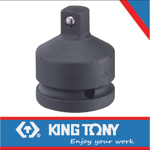 IMPACT ADAPTER 3/4" Female - 1" Male WITH BALL BLACK - KING TONY 6868P