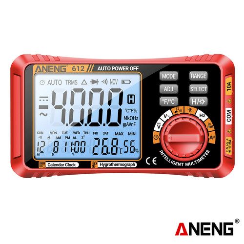 Aneng 612 Smart 3 in 1 Digital Multimeter 4000 Count Real-time Power-off Measuring Tester