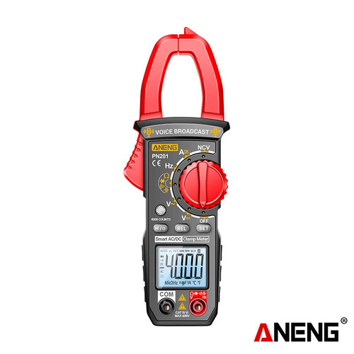 Aneng PN201 Digital Clamp Meter Voice Broadcast Multitester DC/AC