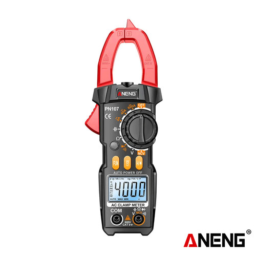 Aneng PN107 4000 Counts Digital Clamp Meter 600A AC Current Tester