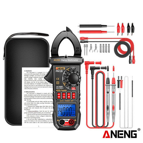 Aneng PN128 Pro 4000 Counts Digital Clamp Meter AC Current Multimeter