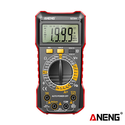 Aneng SZ304 Multimeter Professional Pengukur Arus Listrik Hz Diode Ori