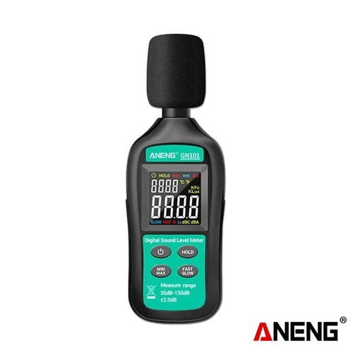 Aneng GN101 Digital Noise Meter Measurement 35-135 db Monitor Logger