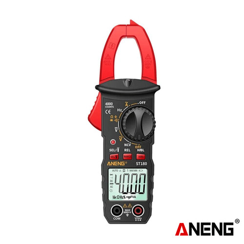 Aneng ST180 Clamp Meter Multitester Digital Tang Amper Light Original