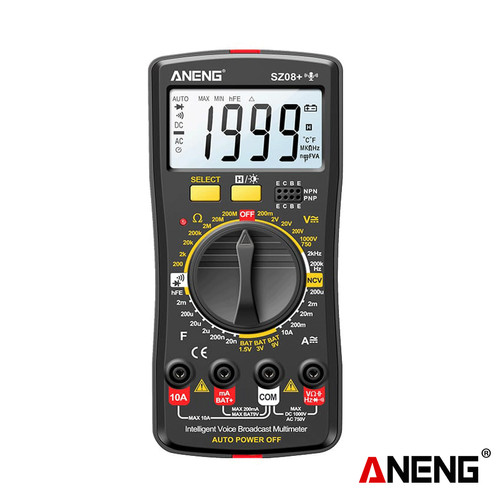 Aneng SZ08+ Digital Professional Multimeter Voice Broadcast Original