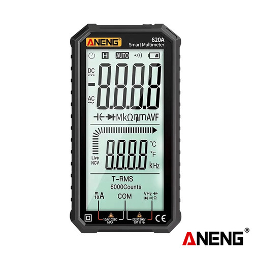 Aneng 620A Multimeter Digital Profesional 6000 Count True RMS Original