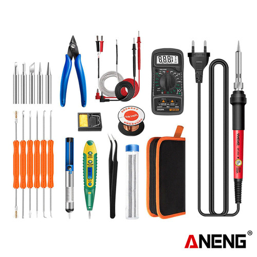 Aneng SL101-24 Soldering Iron Kit Set Adjustable Temperature Original