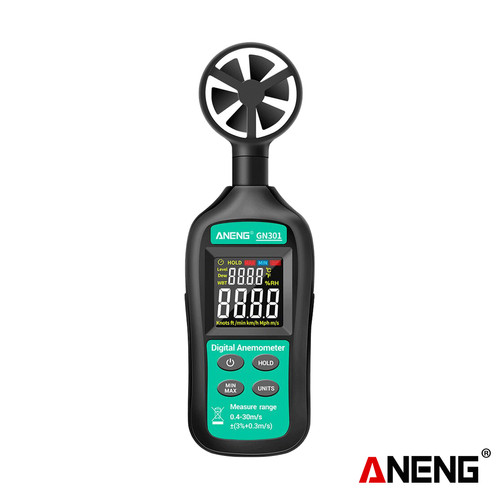 Aneng GN301 Tester Digital Anemometer 0-30 M/s Angin Meter Original