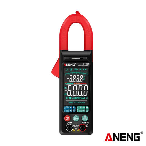 Aneng ST211 Tang Amper Multimeter Tester Digital AC/DC Original