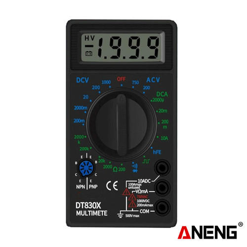 Aneng DT830X Multimeter Pengukur Amper Ohmmeter DC Current Original