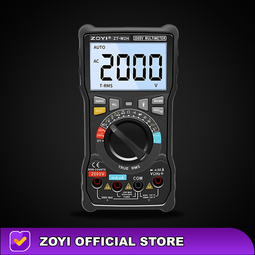 ZOYI ZT-M2H Digital Multimeter 2000v True RMS DC AC Temperature Suhu