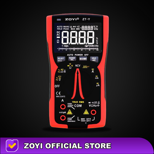 ZOYI ZT-Y Avometer Multitester Multimeter HZ Digital Pengukur Listrik