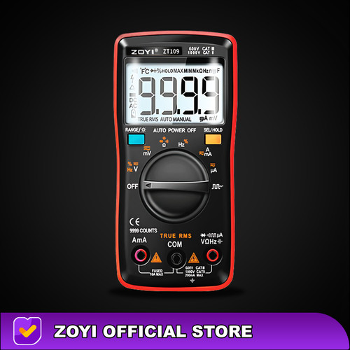 ZOYI ZT-109 Auto Multimeter Digital Multitester Avometer Original