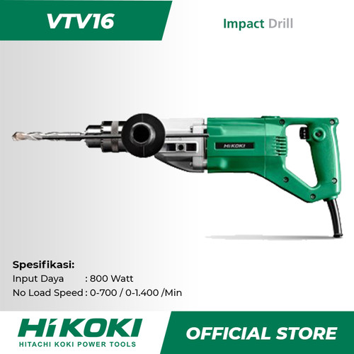 Hitachi Hikoki Impact Drill / Bor Tembok Listrik 800Watt 16mm VTV16