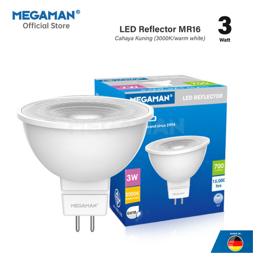 Lampu Plafon LED 3 Watt Reflector Megaman CL YTMR16Z1 3000K Kuning