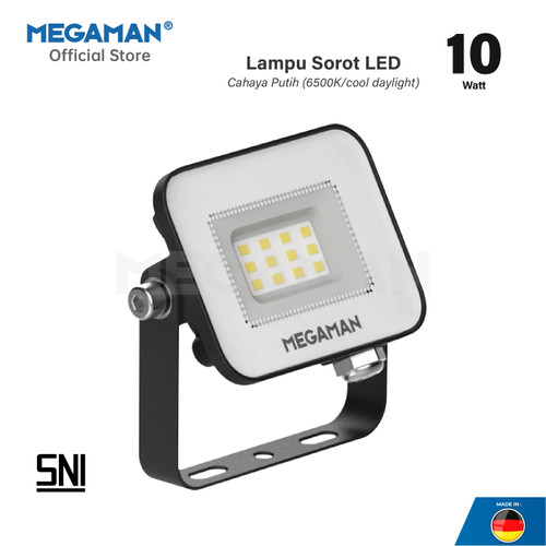 Lampu Sorot Proyek LED 10 Watt Megaman Floodlight N ZDL3014 Putih