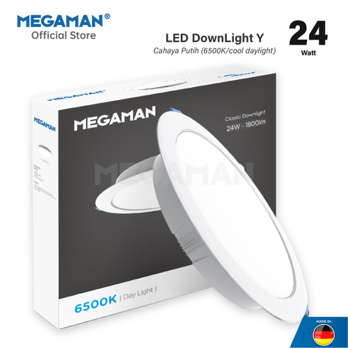 Lampu Plafon LED 24 Watt Downlight Megaman Y MQTL1119