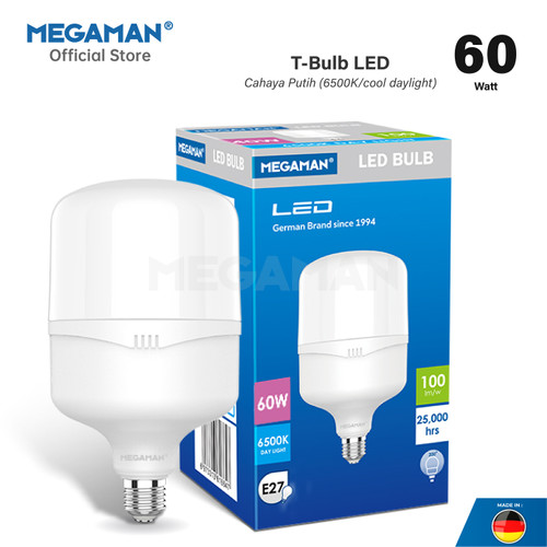 Lampu LED 60 Watt Megaman YTT145Z1 Bohlam Putih