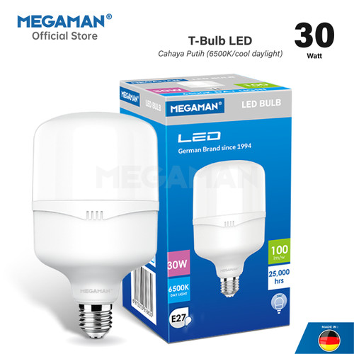 Lampu LED 30 Watt Megaman YTT100Z1 Bohlam Bulb Putih