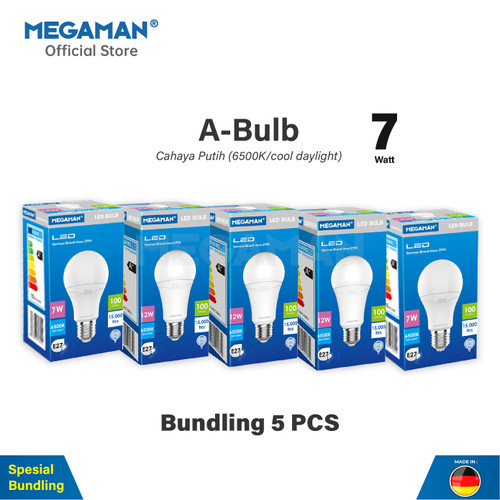 Lampu LED 7 Watt Megaman yta60z4 Cahaya Putih 6500k