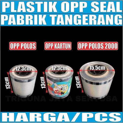 Plastik Seal Press Cup 1000 Lid Tutup Sealer Polos Kartun Per 1 Roll