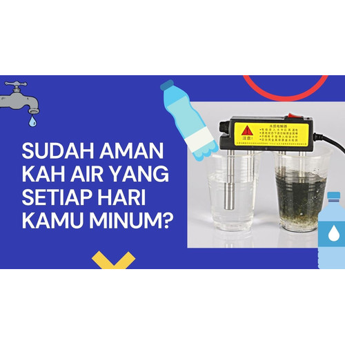 Elektrolisa Electrolyzer Alat Ukur Kandungan Mineral n Logam Berat Air