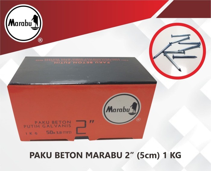 MARABU Paku beton size 2" (5cm) (1kg)