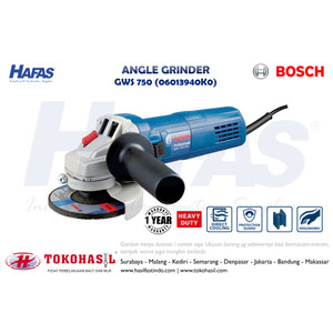 [13BAG00-000004BCH] BOSCH - Small Angle Grinder GWS 750 (06013940K0)