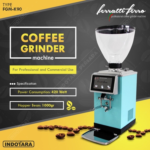 Coffee Grinder Machine / Alat Penggiling Kopi Ferratti Ferro FGM-K90