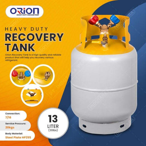 Refrigerant Recovery Tank 30lbs(13L) for Orion Vacuum Pump