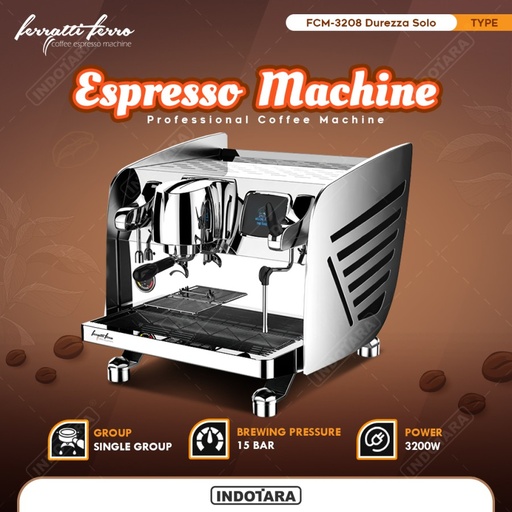 Mesin Kopi Espresso Durezza Solo FCM-3208