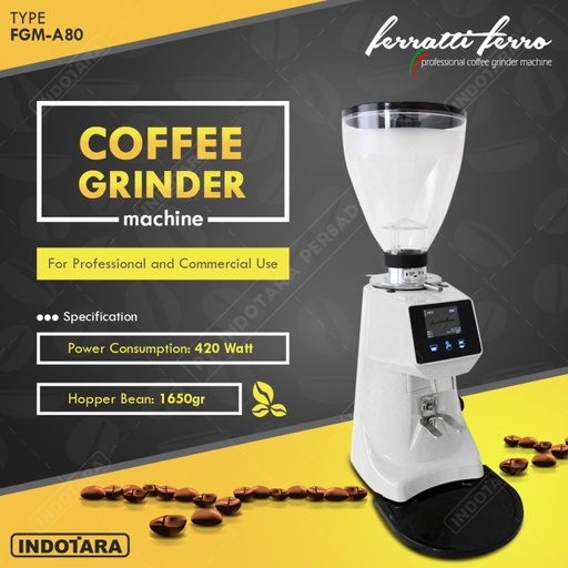 Coffee Grinder Machine / Alat Penggiling Kopi Ferratti Ferro FGM-A80