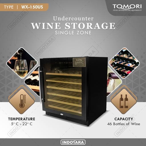 Tomori Undercounter Wine Cooler WX150US