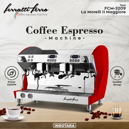 Mesin Kopi Espresso Ferratti Ferro FCM3209 La Morelli II Maggiore