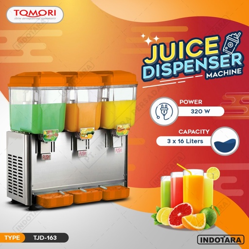 Juice Dispenser/ Jus Dispenser TOMORI TJD 163