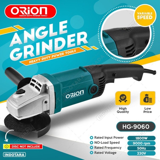 Mesin Gerinda Tangan 7 inch / Angle Grinder 7 inch Orion - HG9060