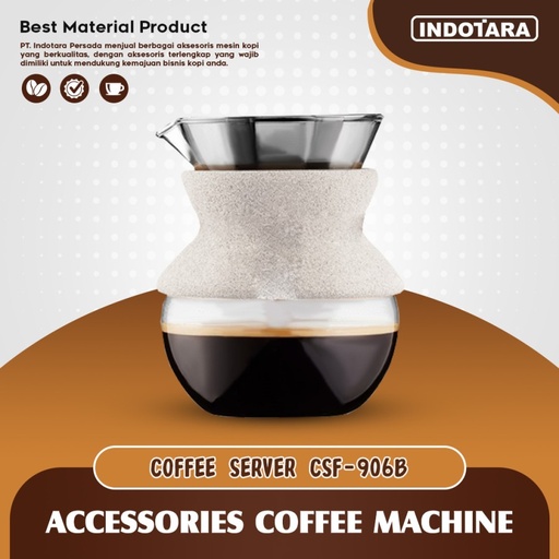 Server V60 Glass Pour Over Coffee Maker - CSF906B