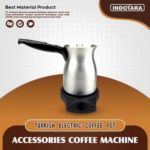 Electric Turkish Coffee Pot Set / Alat Seduh Kopi Turaki - BP600