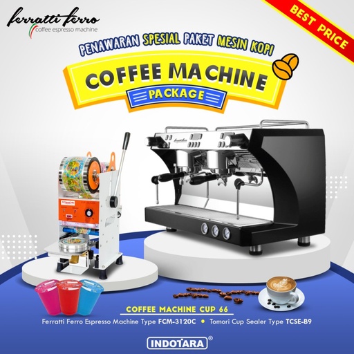 Paket Mesin Kopi Espresso Machine Cup - 67