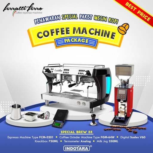 Paket mesin kopi Espresso Special Brew 87 - 88