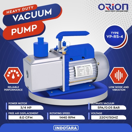 Vacuum Pump AC Mesin Pompa Vacuum AC 3/4 HP Orion VP-RS-4